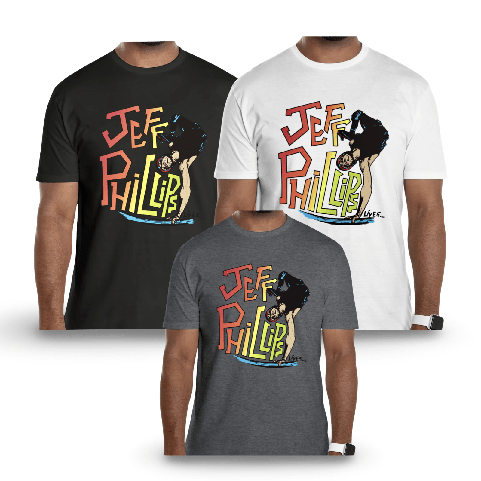 Jeff Phillips Lives Shirt or Hoodie (PRE-ORDER, OCTOBER) - One Revolver Surfboards