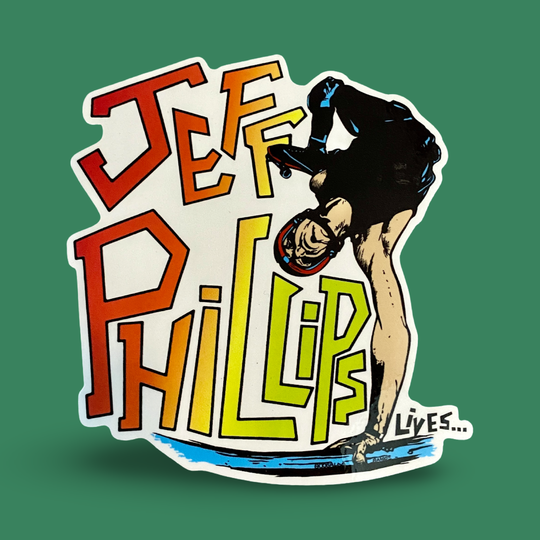 Jeff Phillips Lives Sticker 4.2"