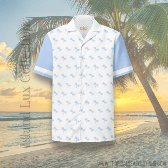 Tropical Blizzard Hawaiian Button Down Shirt - One Revolver Surfboards