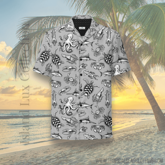 Night Dive Hawaiian Shirt - One Revolver Surfboards
