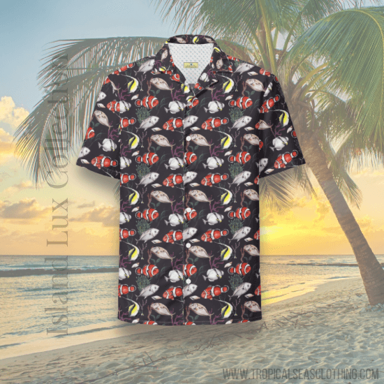 Murky Reef Tropical Saltwater Fish Hawaiian Shirt - One Revolver Surfboards