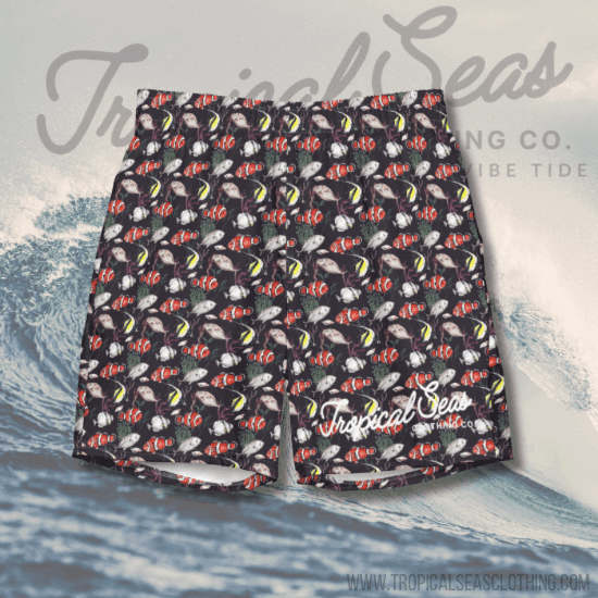 Men's Eco Murky Reef Swim Trunks - Swimwear - One Revolver Surfboards