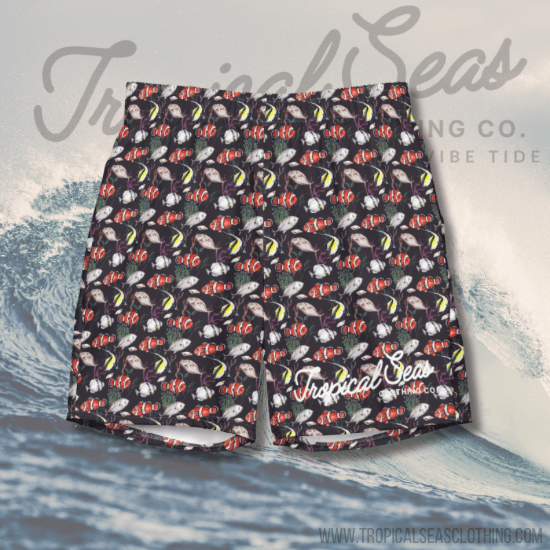 Men's Eco Murky Reef Swim Trunks - One Revolver Surfboards