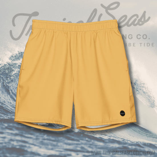 Men's Gold Eco Board Shorts - One Revolver Surfboards