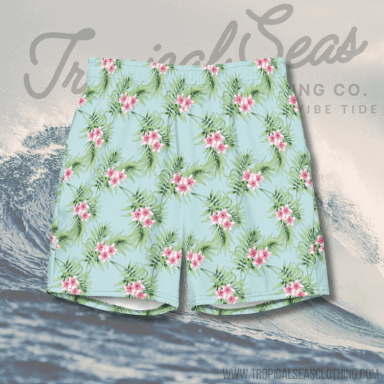 Men's Floral Island Board Shorts - Swimwear - One Revolver Surfboards