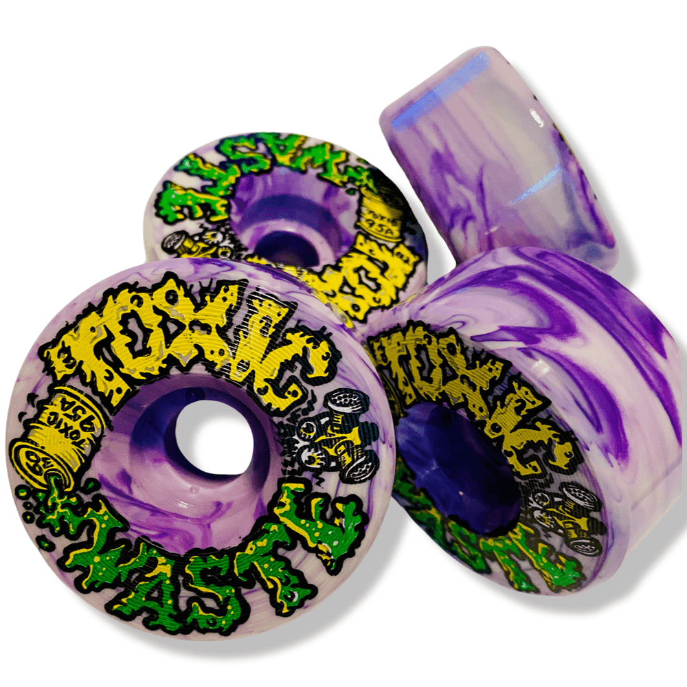 Toxic Waste MED-HARD SUPERTHANE Wheels 60mm/95A - Skateboard Wheels - One Revolver Surfboards