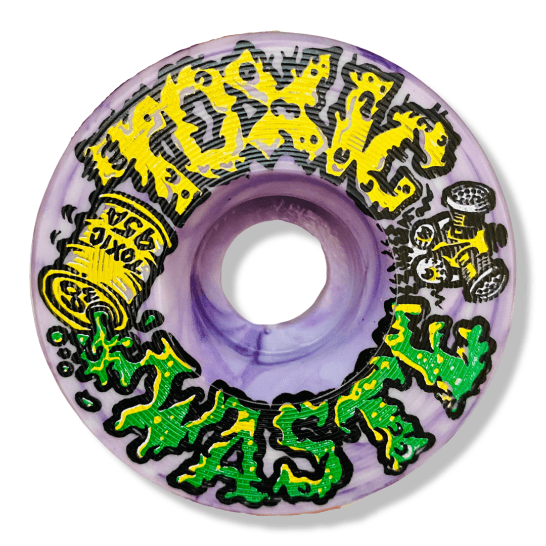 Toxic Waste MED-HARD SUPERTHANE Wheels 60mm/95A - Skateboard Wheels - One Revolver Surfboards