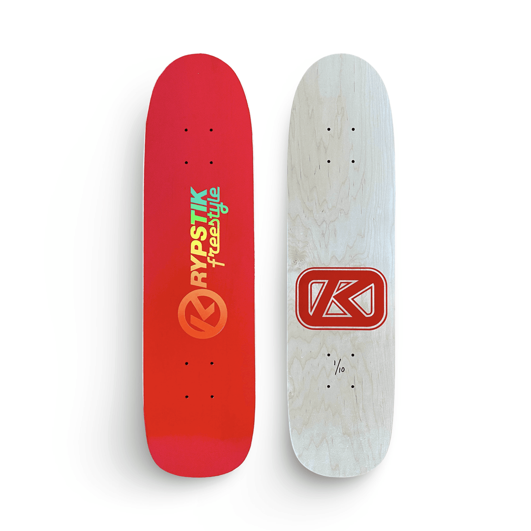 Krypstik FREESTYLE Limited Edition Deck 7.3” x 27.75” (1 of 10) HAND PAINTED - Skateboard Decks - One Revolver Surfboards