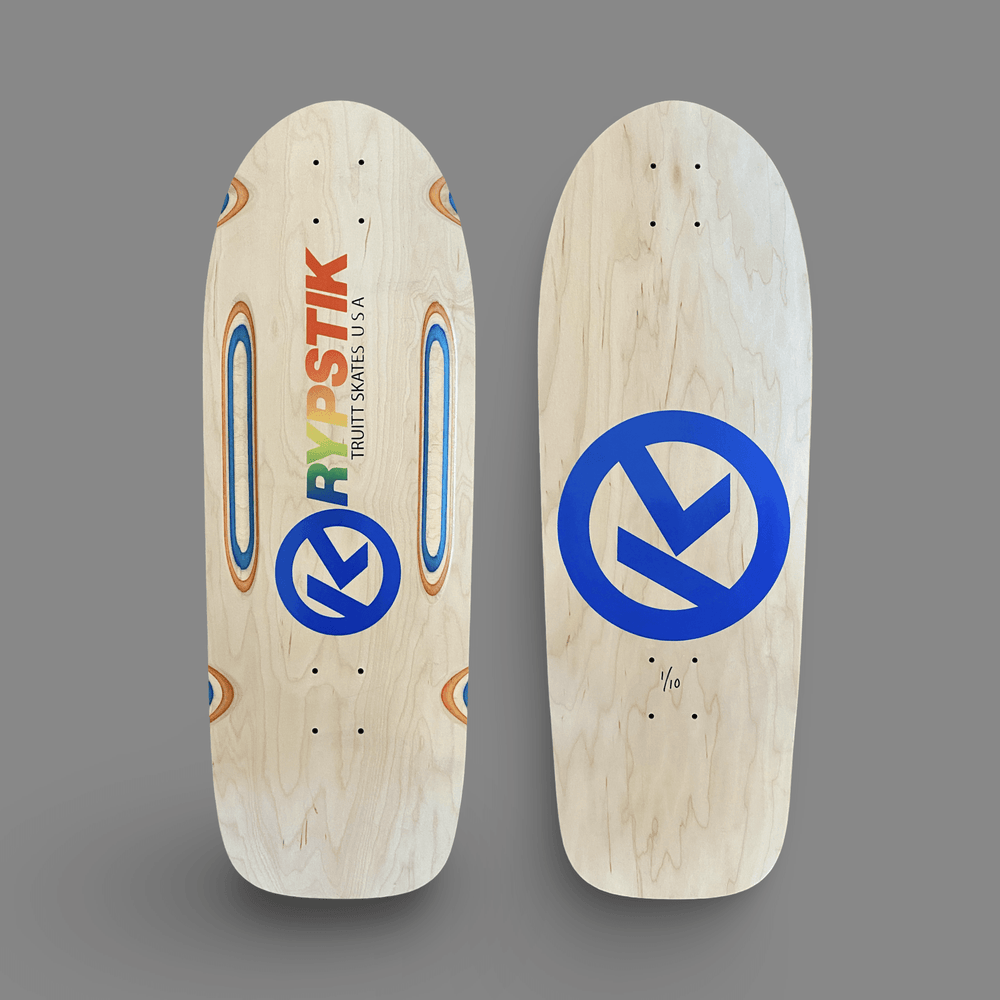 Krypstik Routed 10”x30” Limited Edition Deck HAND-PAINTED (1 of 10) - Skateboard Decks - One Revolver Surfboards