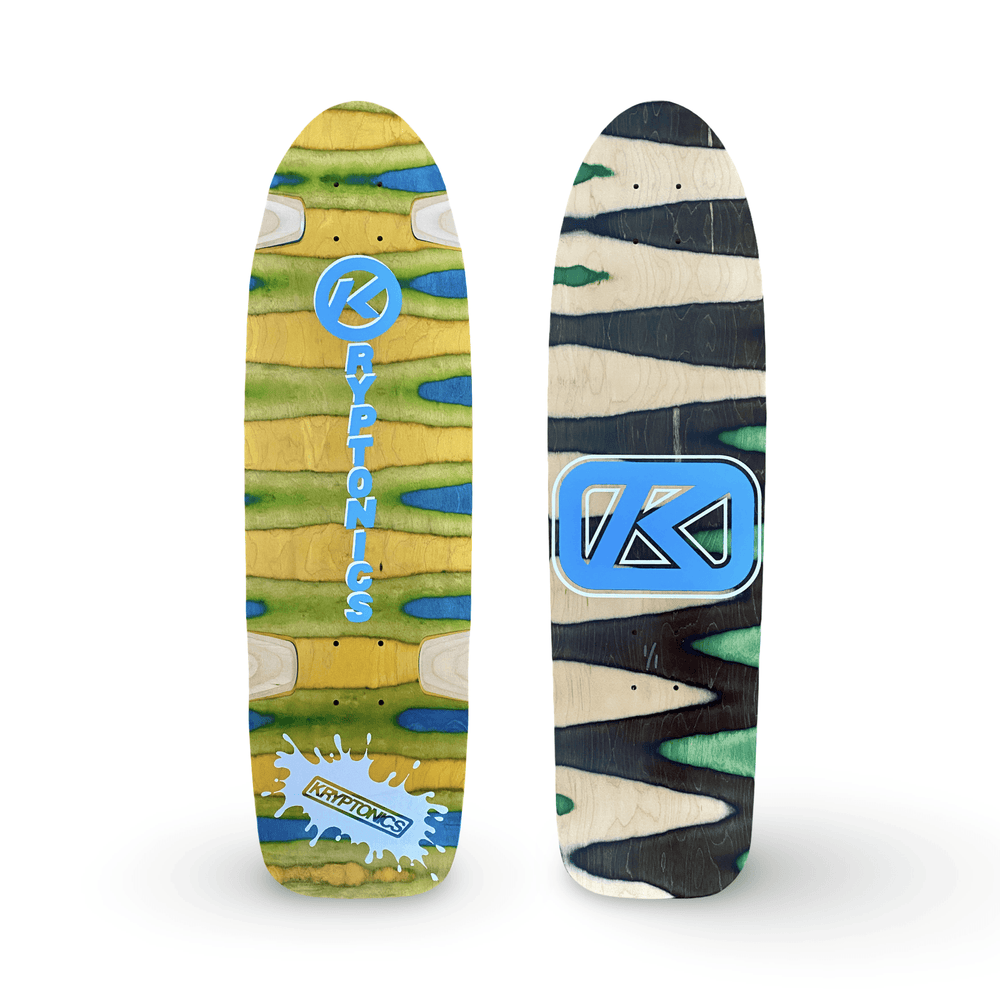 Kryptonics ONE-OF-A-KIND & HAND-PAINTED CRUISER Deck or Complete 8.5”x31” (1 of 1) - One Revolver Surfboards