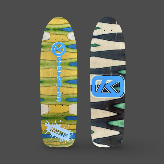 Kryptonics ONE-OF-A-KIND & HAND-PAINTED CRUISER Deck or Complete 8.5”x31” (1 of 1) - One Revolver Surfboards