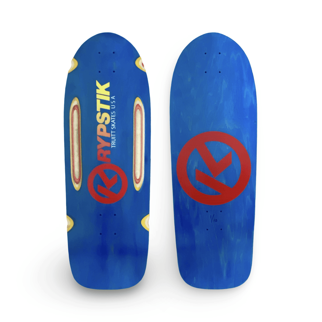 Krypstik Routed 10”x30” Limited Edition Deck HAND-PAINTED (PRE-ORDER, APRIL 2026) - One Revolver Surfboards