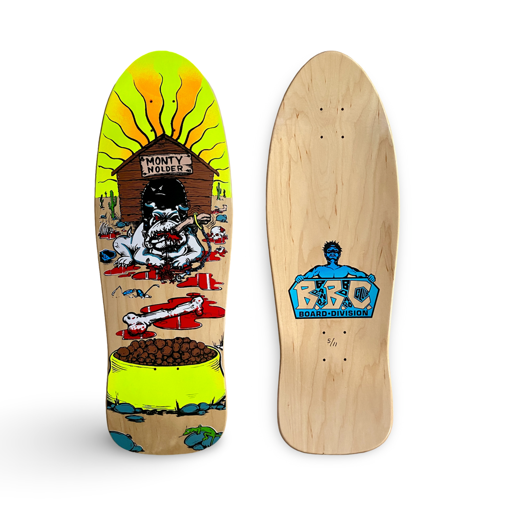 Monty Nolder Bulldog #2 Limited Edition BBC Deck 10.25”x31” HAND-PAINTED (1 of 11)