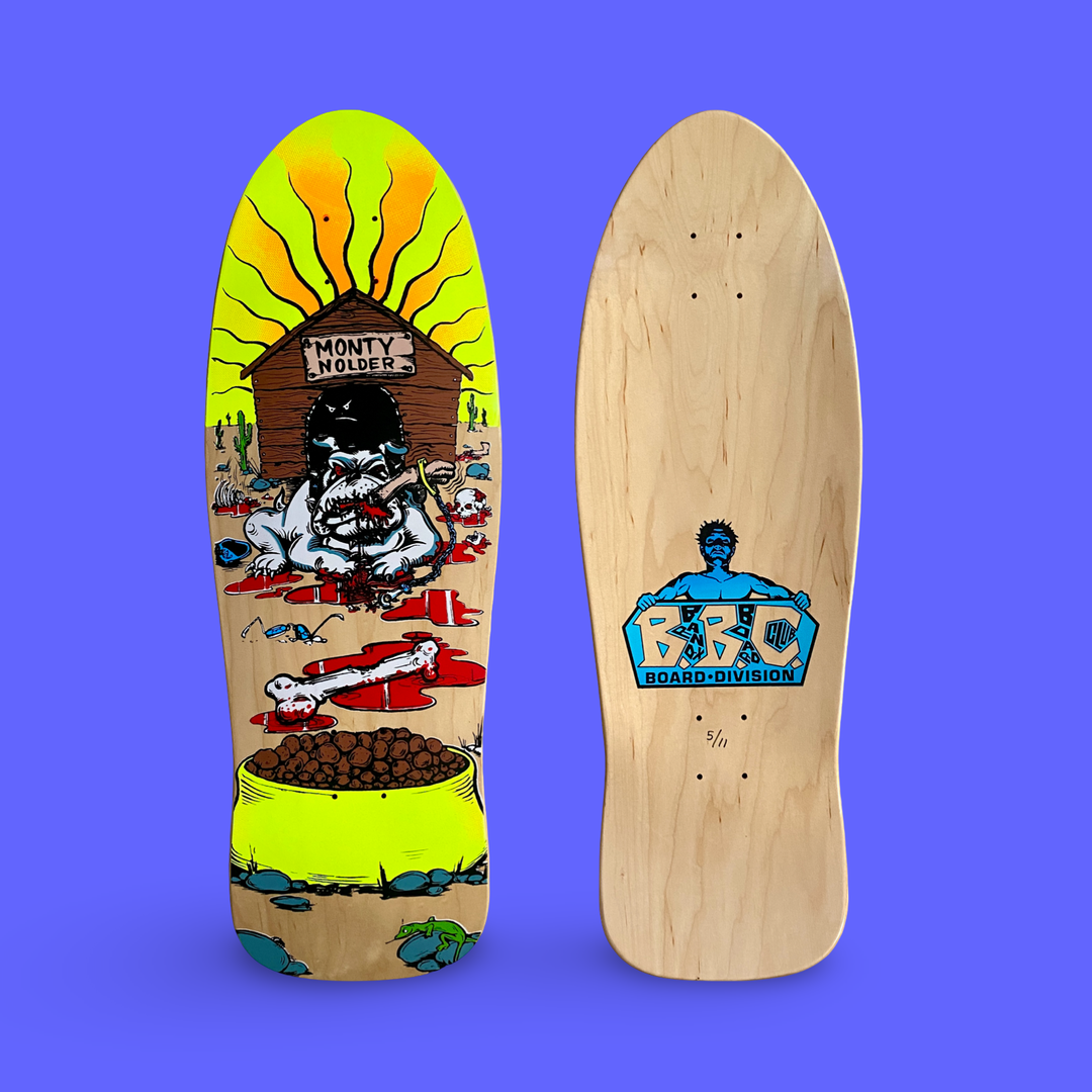 Monty Nolder Bulldog #2 Limited Edition BBC Deck 10.25”x31” HAND-PAINTED (1 of 11)