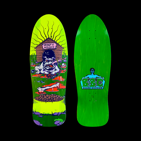 Monty Nolder Bulldog #2 BBC Limited Edition Deck 10.25”x31” HAND-PAINTED (1 of 2)