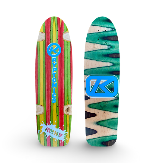 Kryptonics ONE-OF-A-KIND & HAND-PAINTED CRUISER Deck or Complete 8.5”x31” (1 of 1)