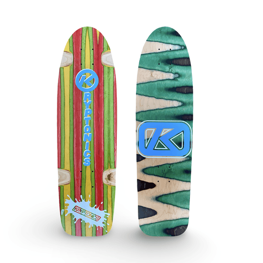 Kryptonics ONE-OF-A-KIND & HAND-PAINTED CRUISER Deck or Complete 8.5”x31” (1 of 1) - One Revolver Surfboards