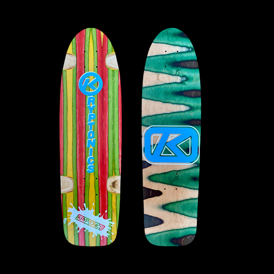 Kryptonics ONE-OF-A-KIND & HAND-PAINTED CRUISER Deck or Complete 8.5”x31” (1 of 1)