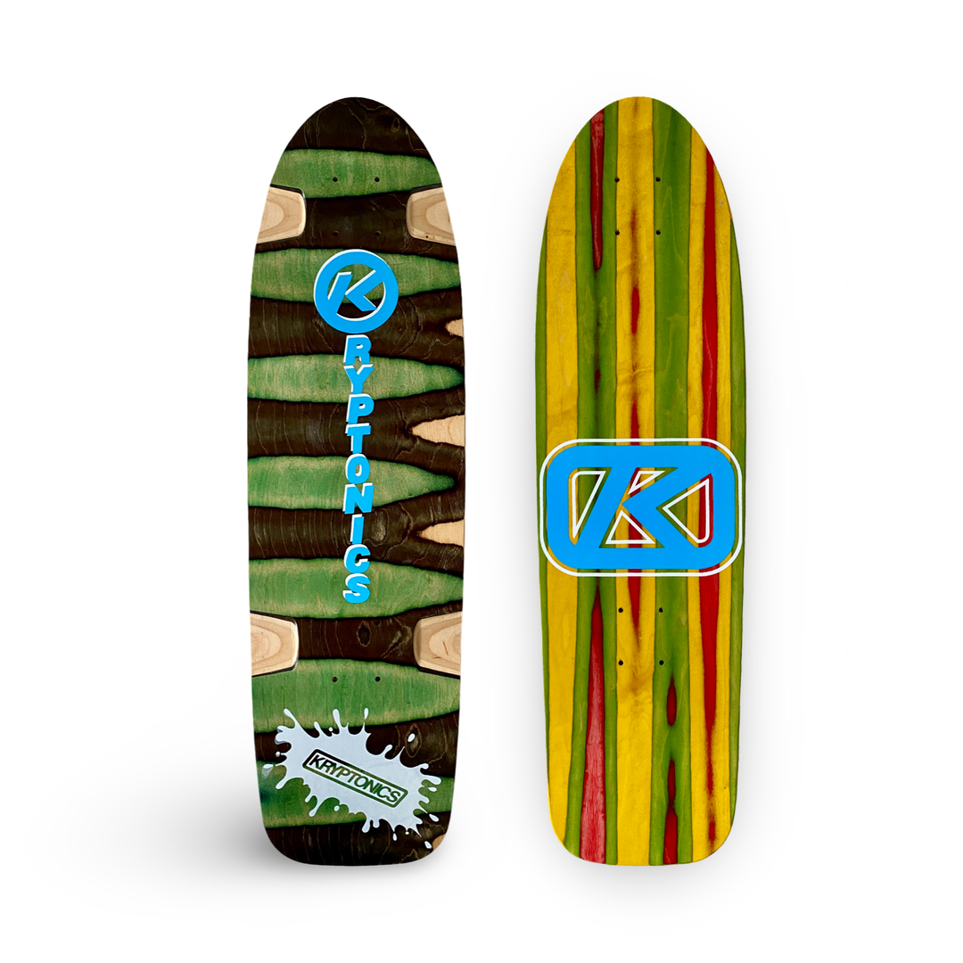 Kryptonics ONE-OF-A-KIND & HAND-PAINTED CRUISER Deck or Complete 8.5”x31” (1 of 1)