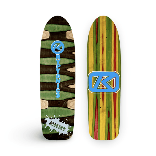 Kryptonics ONE-OF-A-KIND & HAND-PAINTED CRUISER Deck or Complete 8.5”x31” (1 of 1) - One Revolver Surfboards