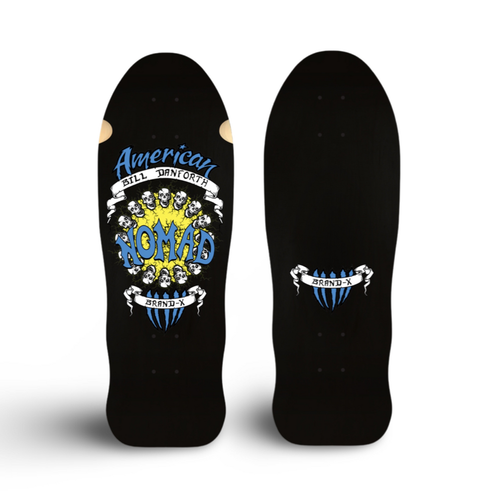 Bill Danforth Circle of Skulls 10”x30” Limited Edition, HAND PAINTED Deck