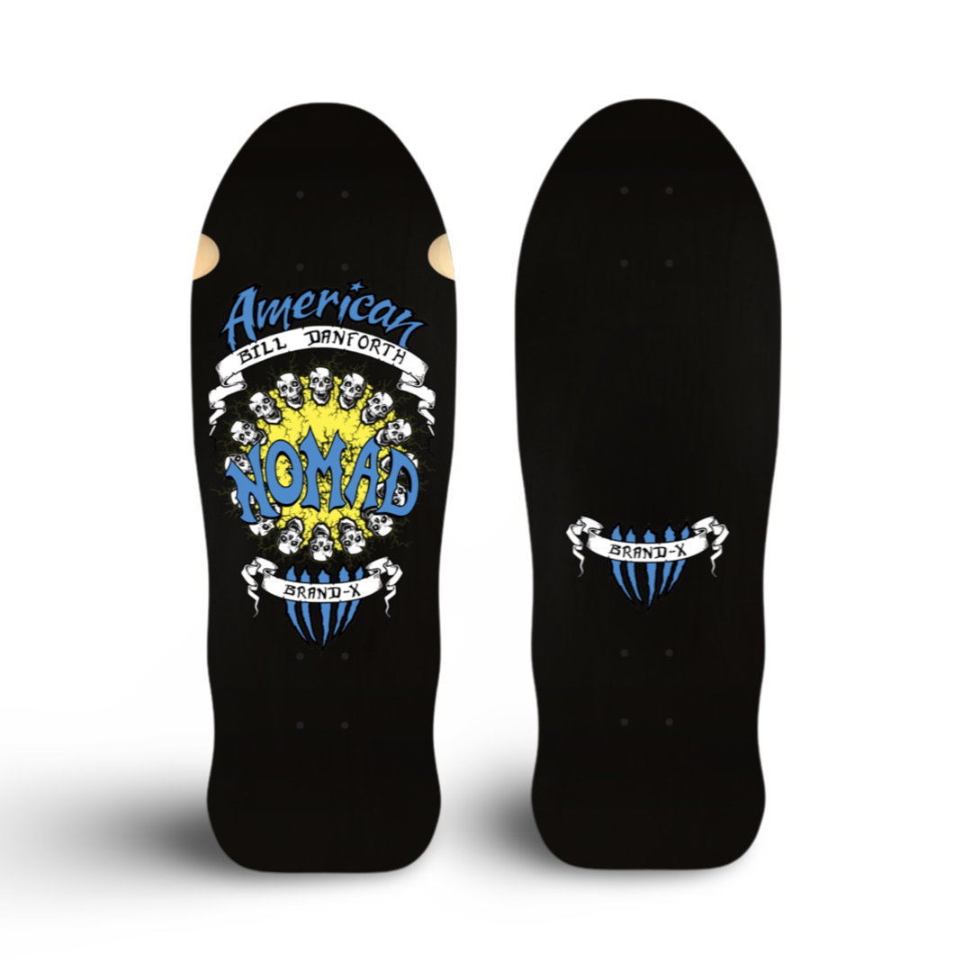 Bill Danforth Circle of Skulls 10”x30” Limited Edition, HAND PAINTED Deck