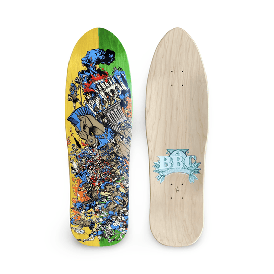 BBC Troy Chason ‘Horse of Troy’ 9.5”x32” HAND-PAINTED, LIMITED EDITION - One Revolver Surfboards