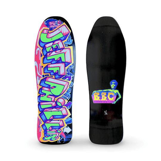 Jeff Phillips GRAFFITI Ultra Limited Edition, HAND-PAINTED BBC Deck (1 of 2) - One Revolver Surfboards