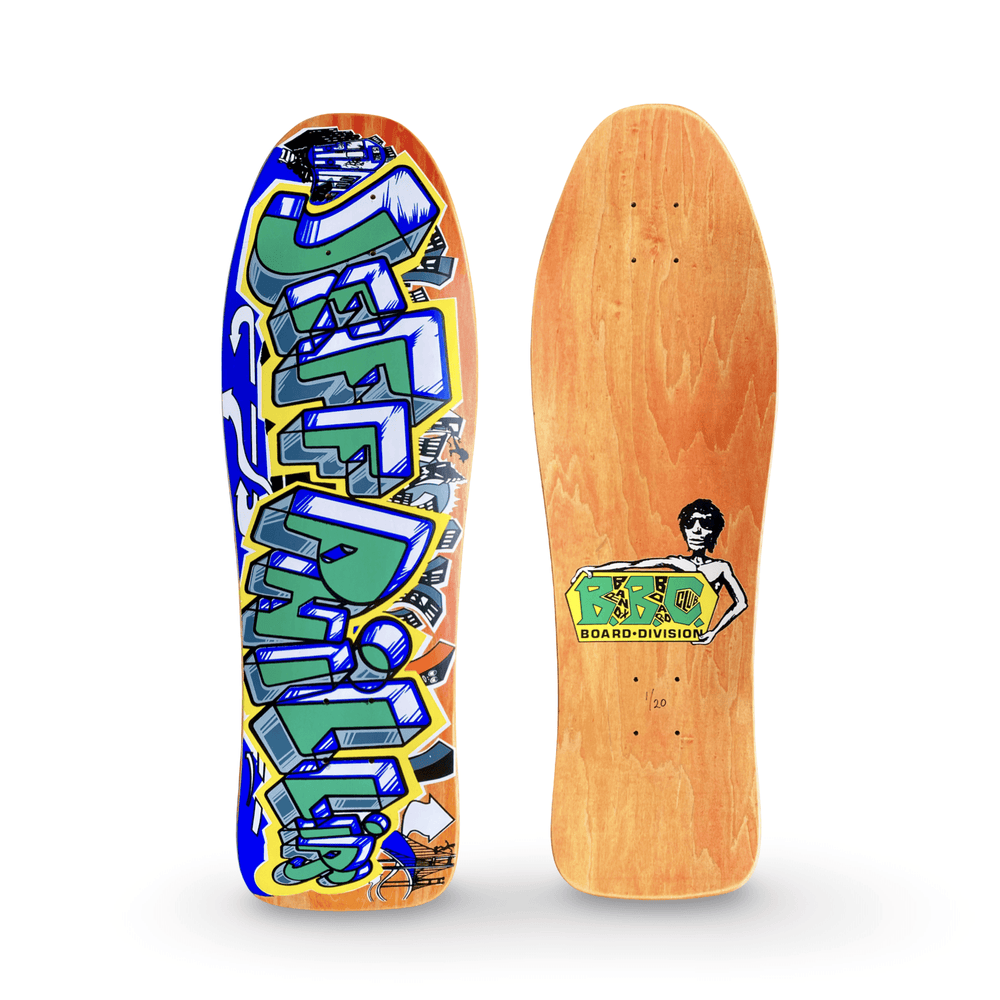 Jeff Phillips GRAFFITI Limited Edition, HAND PAINTED BBC Deck (1 of 20) - One Revolver Surfboards