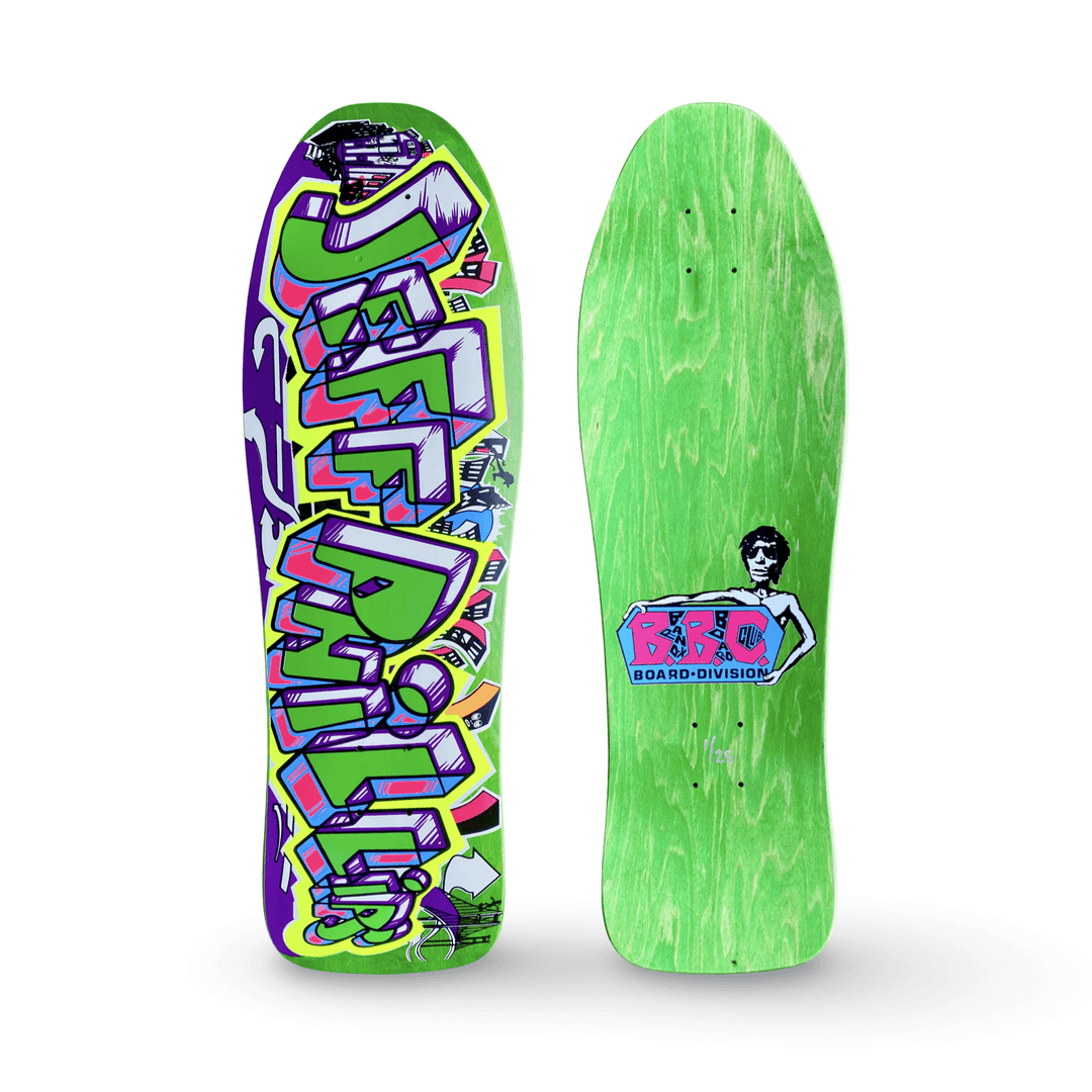 Jeff Phillips GRAFFITI Limited Edition, HAND PAINTED BBC Deck (1 of 25) - One Revolver Surfboards