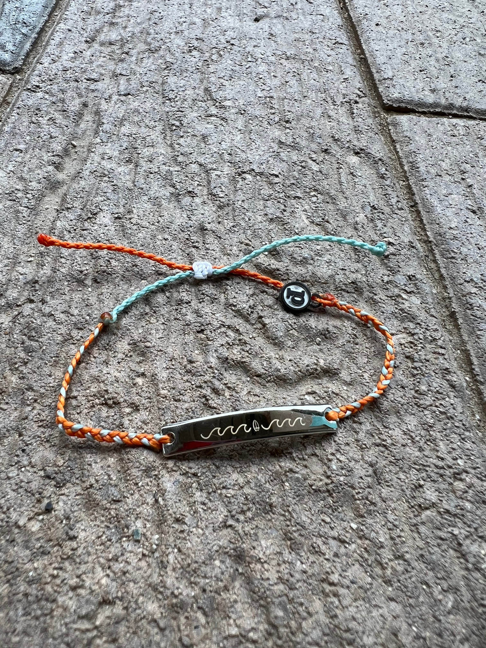 Pura Vida Bracelet with Engraved Bar - One Revolver Surfboards