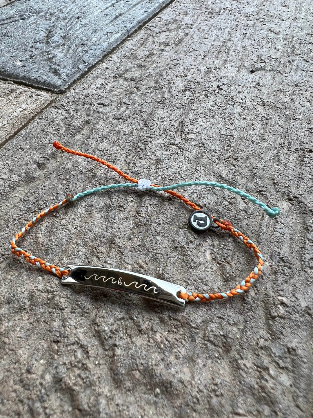 Pura Vida Bracelet with Engraved Bar - One Revolver Surfboards