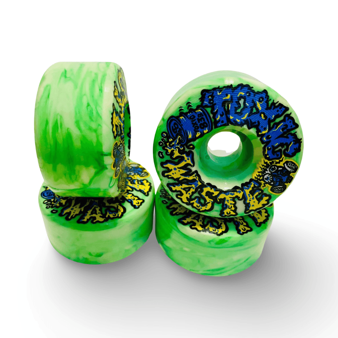 Toxic Waste ULTRA HARD SUPERTHANE Wheels 60mm/103A - Skateboard Wheels - One Revolver Surfboards
