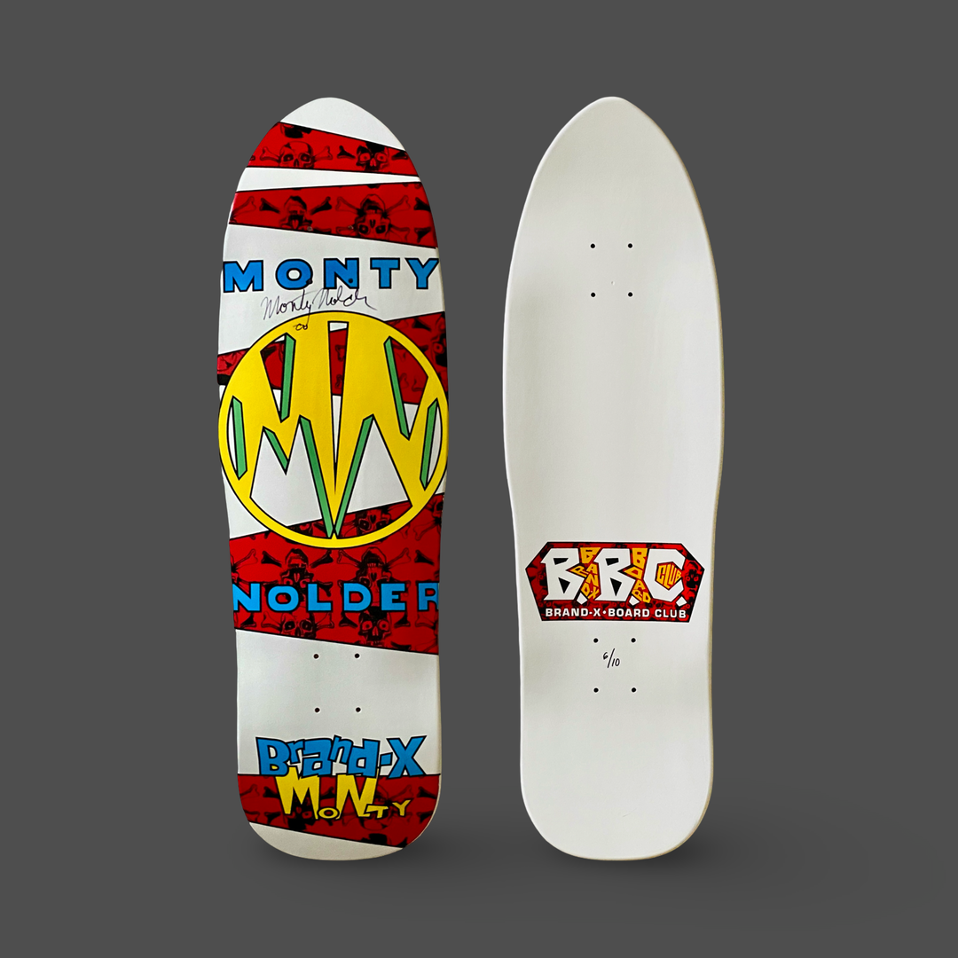 Monty Nolder BBC Limited Edition Deck 9.5"x32" HAND PAINTED (1 of 10) - AUTOGRAPHED - One Revolver Surfboards