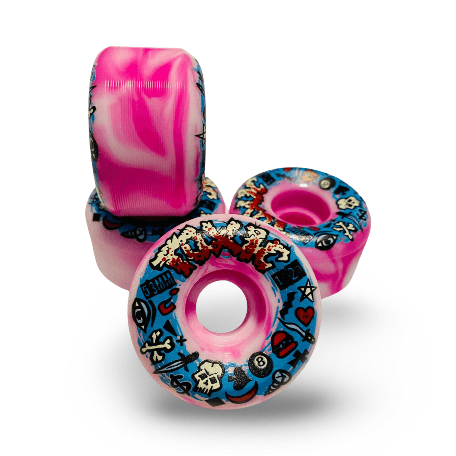 Toxic Team VERY HARD Wheels 53mm/102a - One Revolver Surfboards