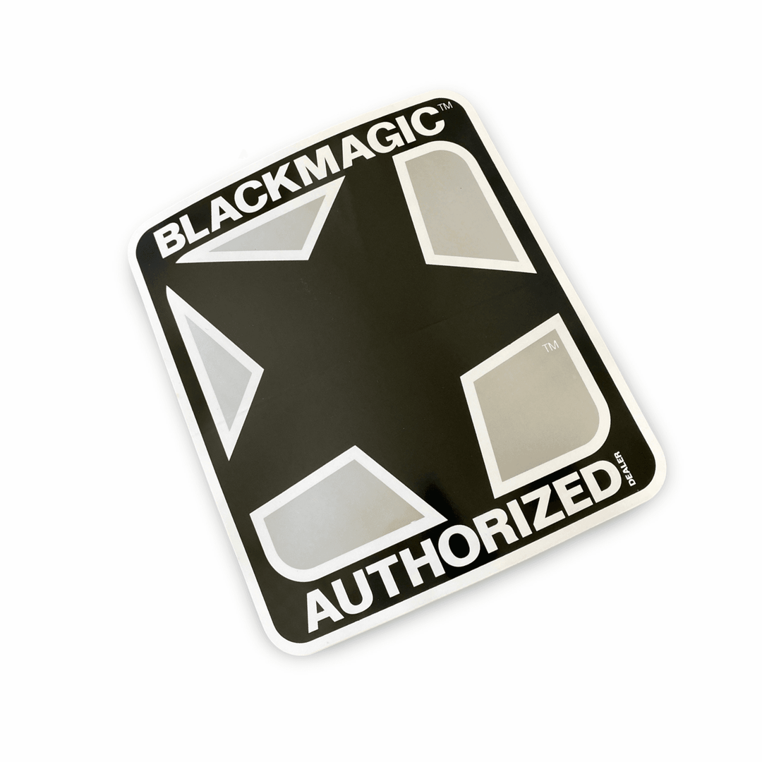 Black Magic VINTAGE DEALER Sticker 6” - Bumper Stickers - One Revolver Surfboards