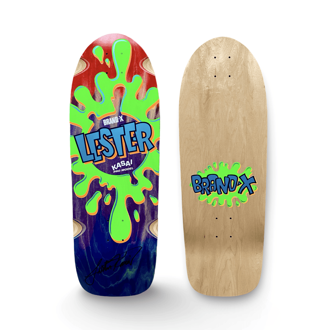 Lester Kasai 10”x30” HAND-PAINTED Limited Edition Deck (1 of 10) - Skateboard Decks - One Revolver Surfboards