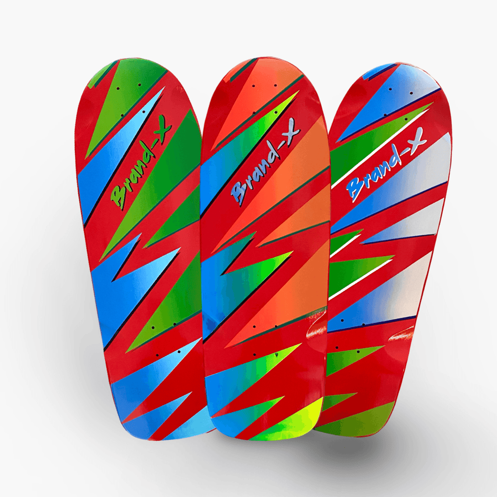 New Wave Deck 10”x30” HAND PAINTED (1 of 6) - Skateboard Decks - One Revolver Surfboards