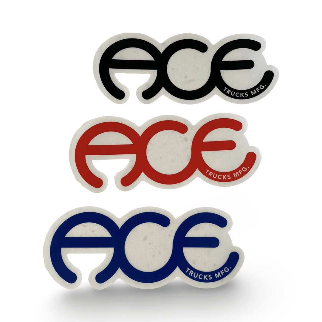 Ace Trucks ACE Sticker 5.5” - Bumper Stickers - One Revolver Surfboards