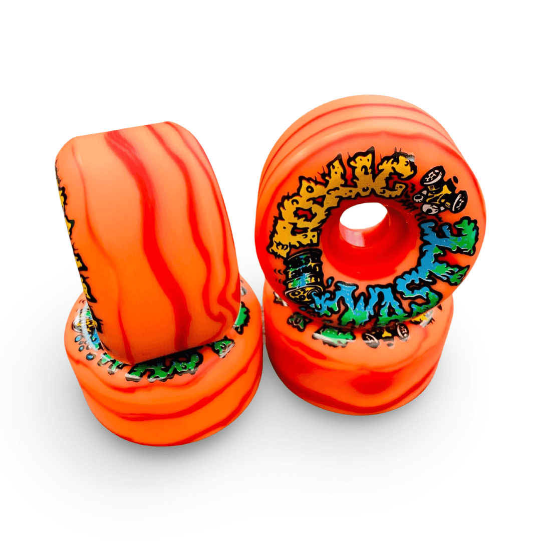 Toxic Waste ULTRA HARD CONICAL Wheels 60mm/103A - Skateboard Wheels - One Revolver Surfboards