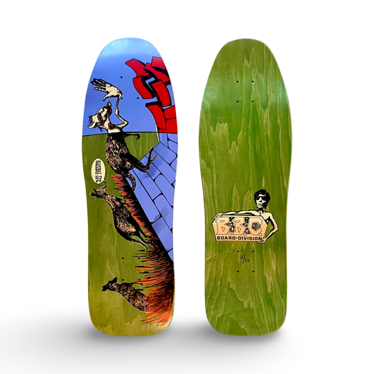 Jeff Phillips Kangaroo Limited Edition BBC Deck, HAND-PAINTED 10"x31" (1 of 26)