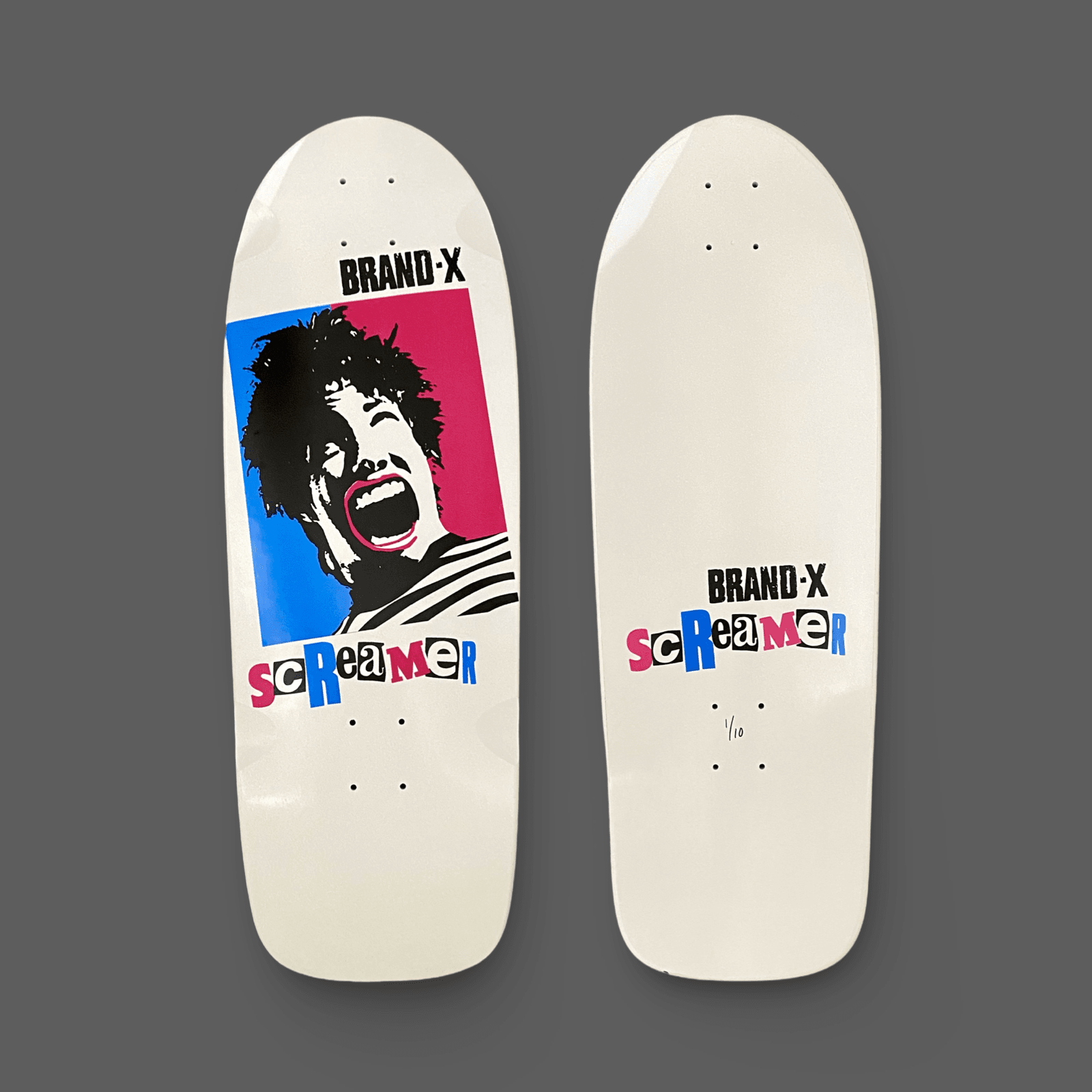 Screamer 10”x30” Limited Edition, HAND-PAINTED Deck (1 of 10) - One Revolver Surfboards