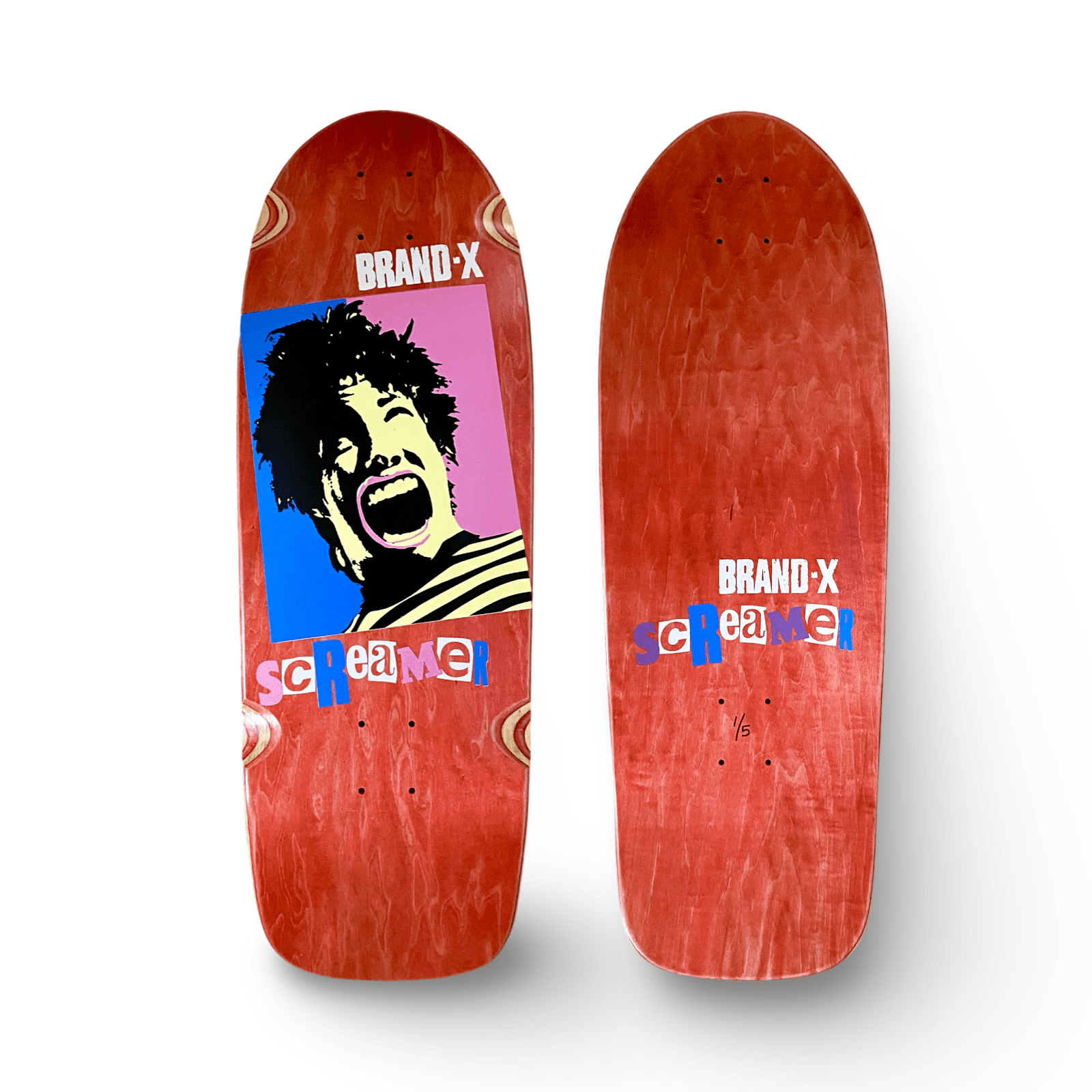Screamer 10”x30” HAND PAINTED Limited Edition Deck (1 of 5) - One Revolver Surfboards