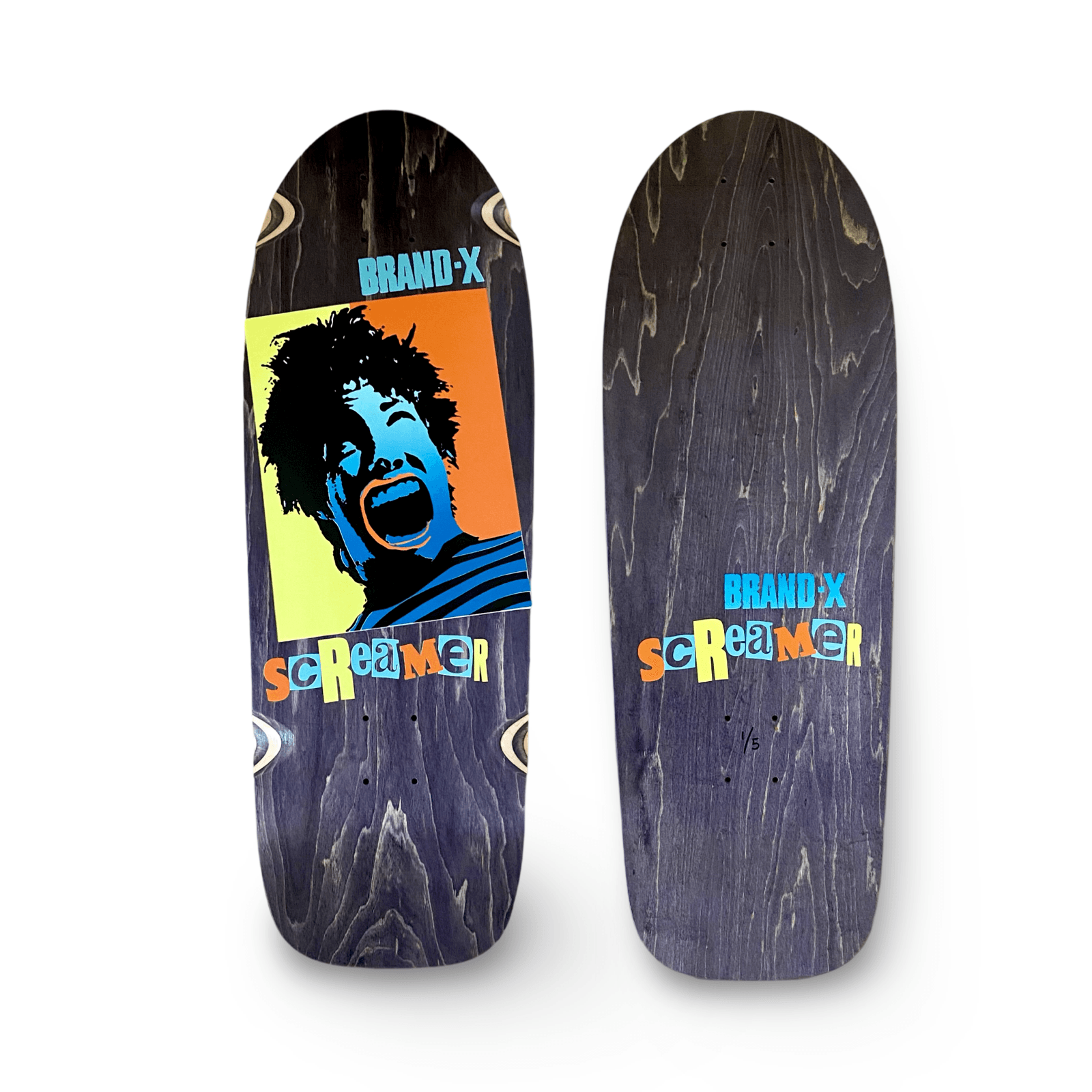 Screamer 10”x30” HAND PAINTED Limited Edition Deck (1 of 5) - One Revolver Surfboards