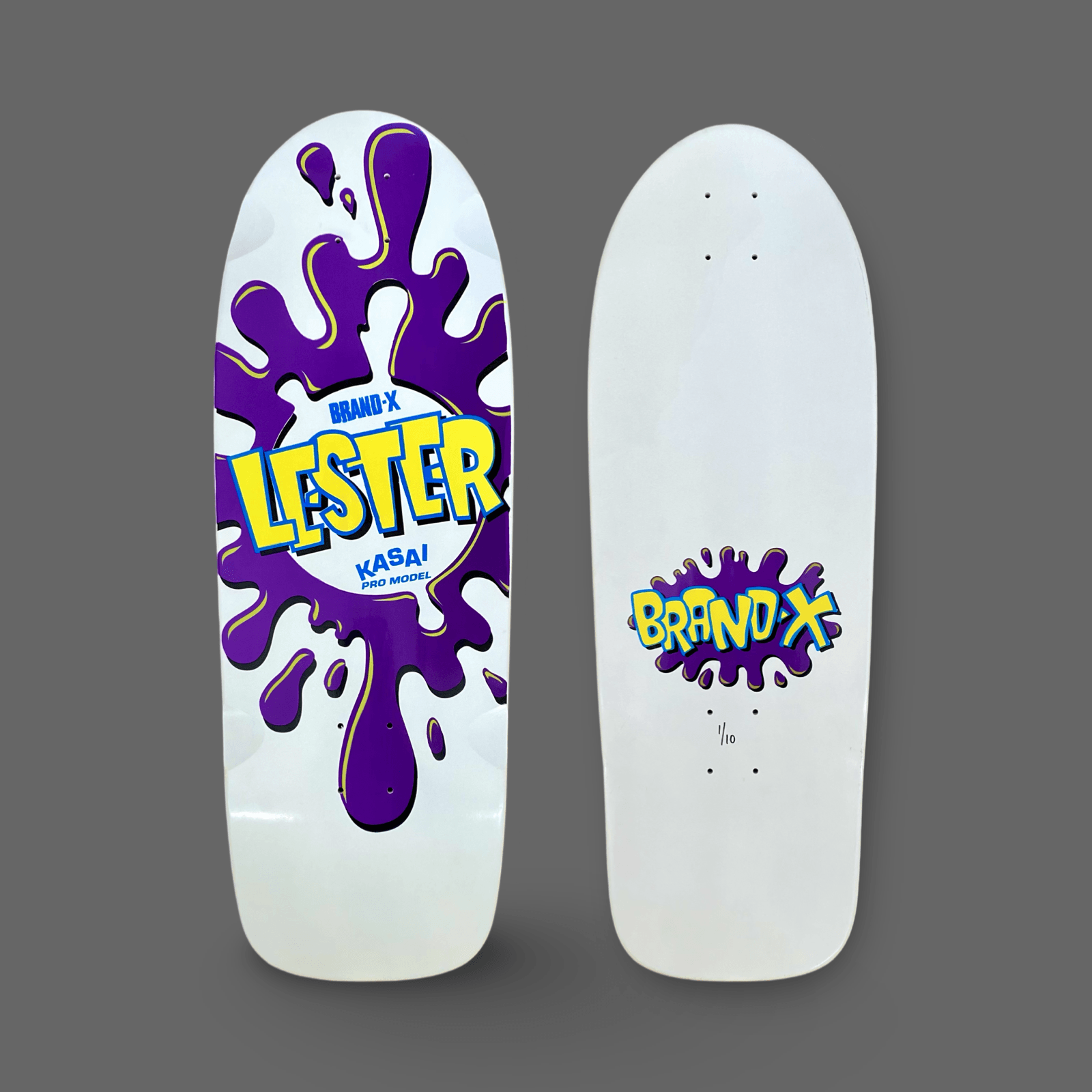 Lester Kasai 10”x30” HAND PAINTED Limited Edition Deck (1 of 10) - One Revolver Surfboards
