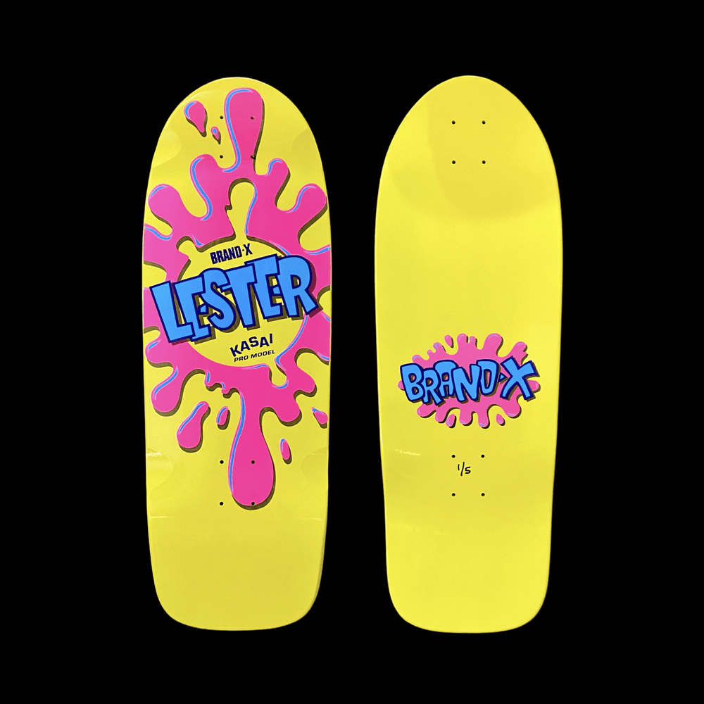 Lester Kasai 10”x30” HAND PAINTED Limited Edition Deck (PRE-ORDER, NOVEMBER) - One Revolver Surfboards