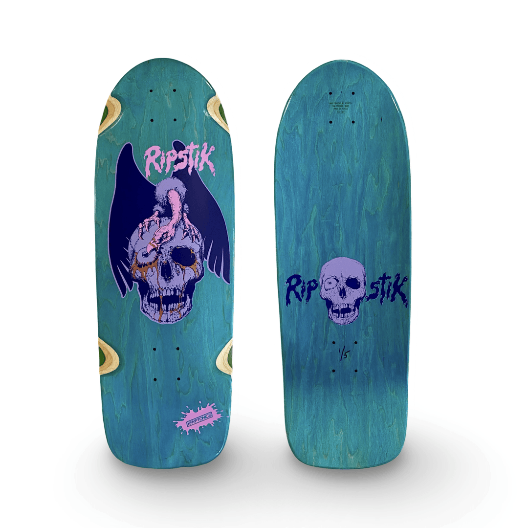 Ripstik 10”x30” Limited Edition HAND PAINTED Deck (1 of 5) - Skateboard Decks - One Revolver Surfboards
