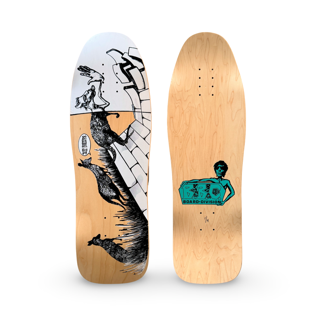 Jeff Phillips Kangaroo Limited Edition, BBC Deck, HAND-PAINTED 10"x31" (1 of 4)