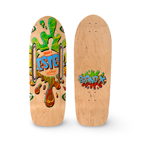 Lester Kasai 10”x30” HAND-PAINTED, Routed ONE OF A KIND Deck (1 of 1)