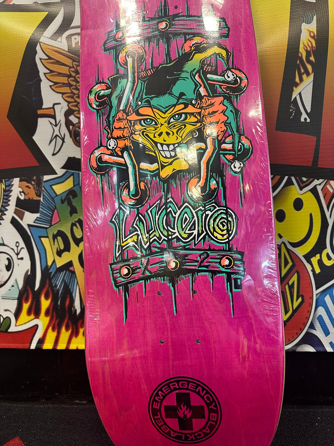 BLACK LABEL JOHN LUCERO "X2" 9.5" TUGBOAT SKATEBOARD DECK